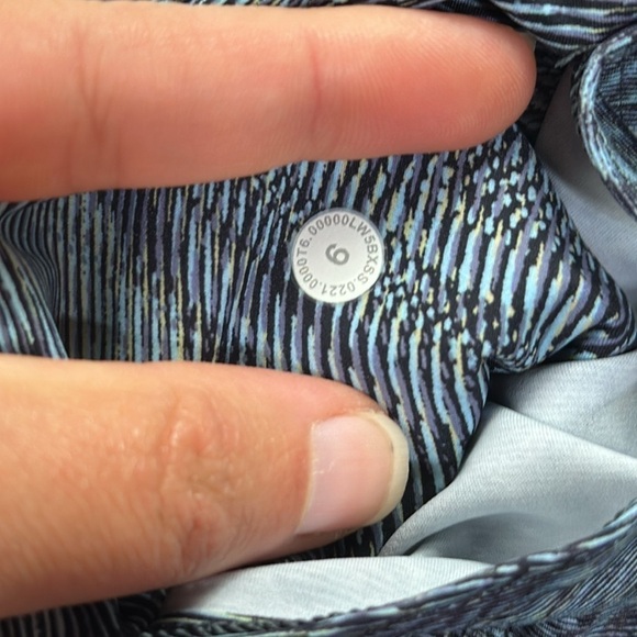 Lululemon Fast and Free Tight 25" Non-Reflective Nulux Dimensional Icing Blue - Picture 6 of 7